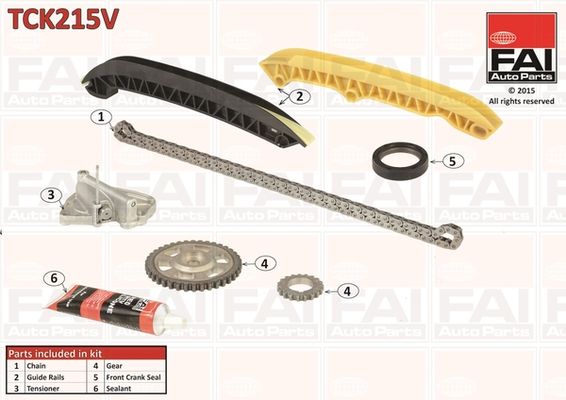 FAI AUTOPARTS Mootori keti komplekt TCK215